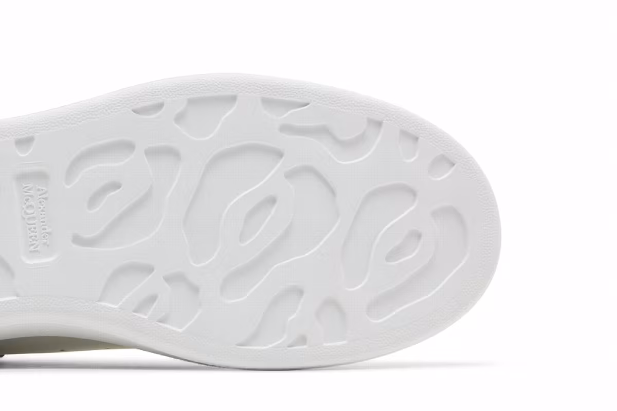 Alexander McQueen Oversized Sneaker Extra White Khaki, view 6