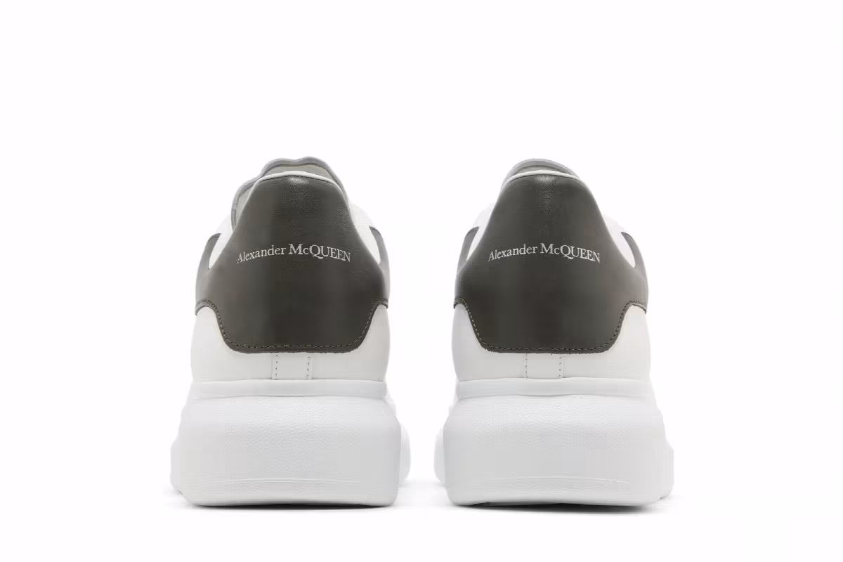 Alexander McQueen Oversized Sneaker Extra White Khaki, view 7