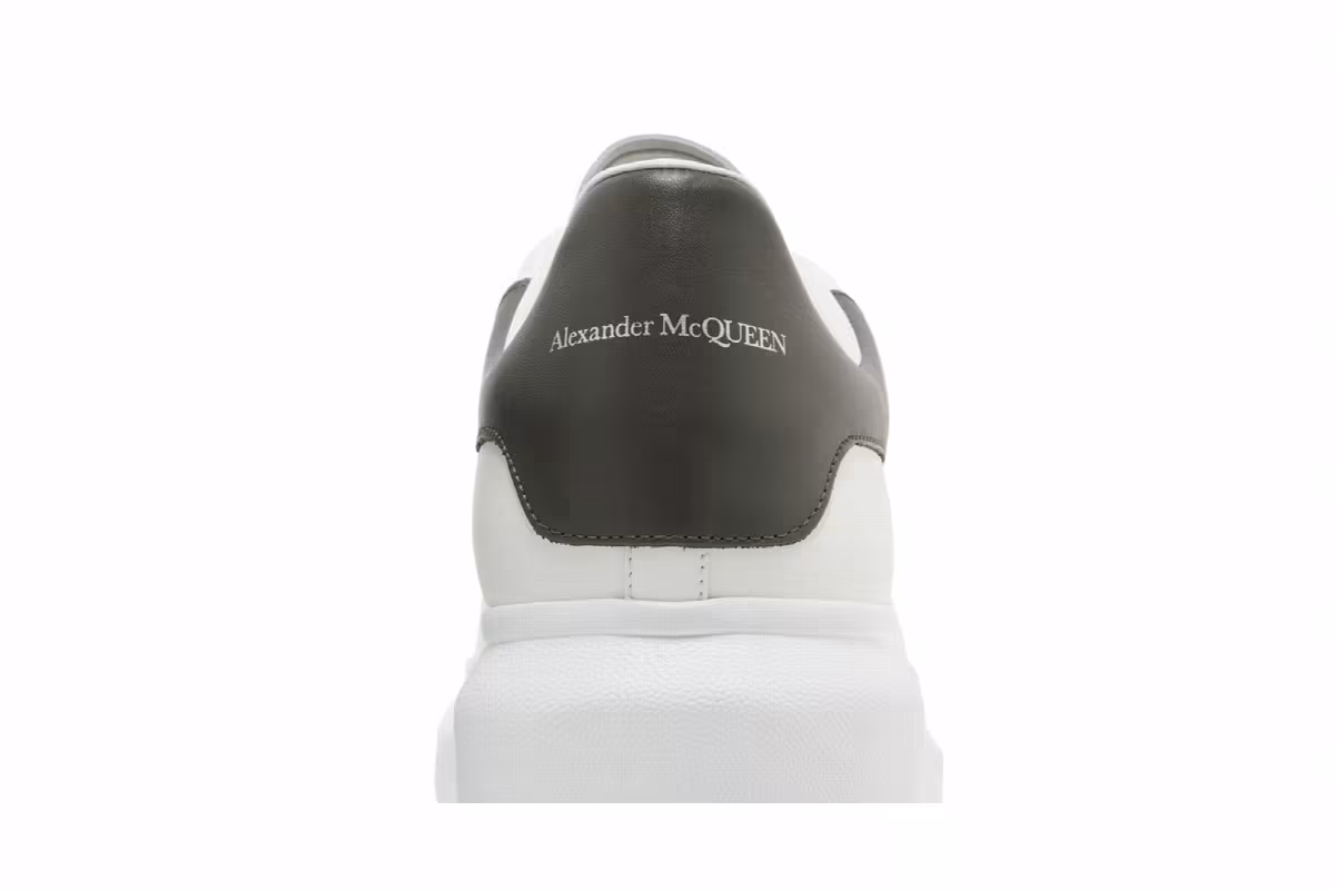 Alexander McQueen Oversized Sneaker Extra White Khaki, view 8