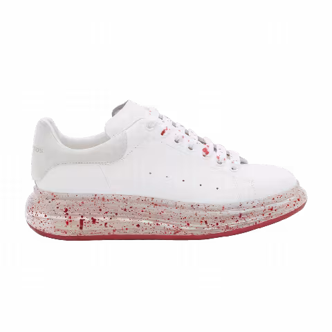 Alexander McQueen Oversized Sneaker 'White Red Splatter'