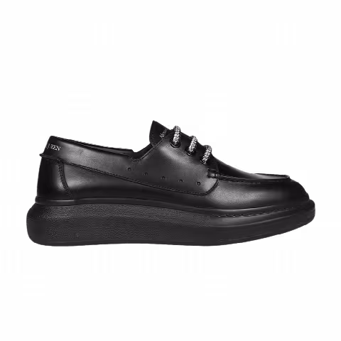 Alexander McQueen Oversized Boat Sneaker 'Black'