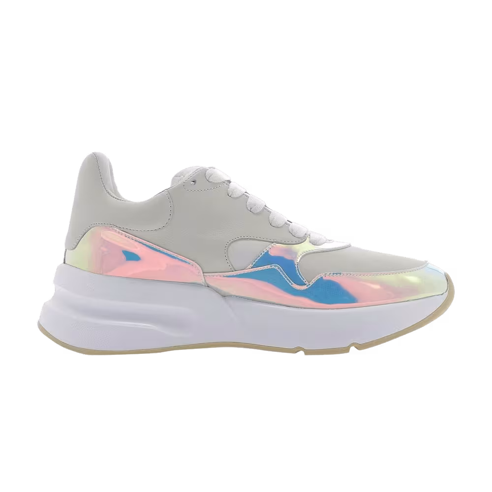 Alexander McQueen Oversized Runner Cream Iridescent