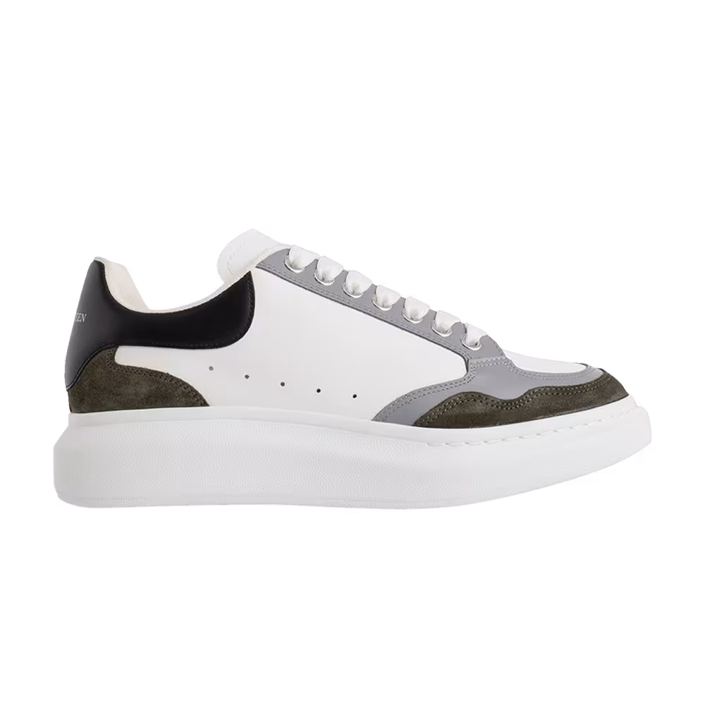 Alexander McQueen Oversized Sneaker White Khaki Grey