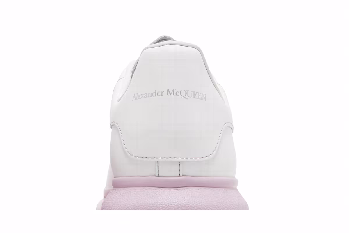 Alexander McQueen Oversized Sneaker White Ice Pink, view 8