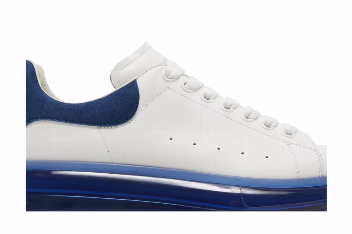Alexander McQueen Oversized Sneaker White Blue, view 3