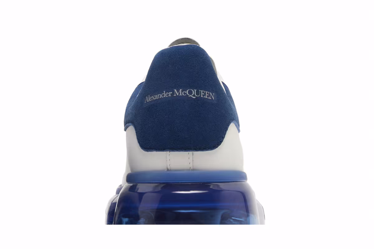 Alexander McQueen Oversized Sneaker White Blue, view 8
