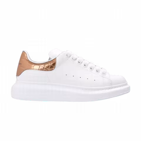 Alexander McQueen Oversized Sneaker 'Rose Gold Crocodile'