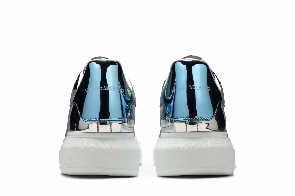Alexander McQueen Oversized Sneaker Magic Mirror - Silver, view 7