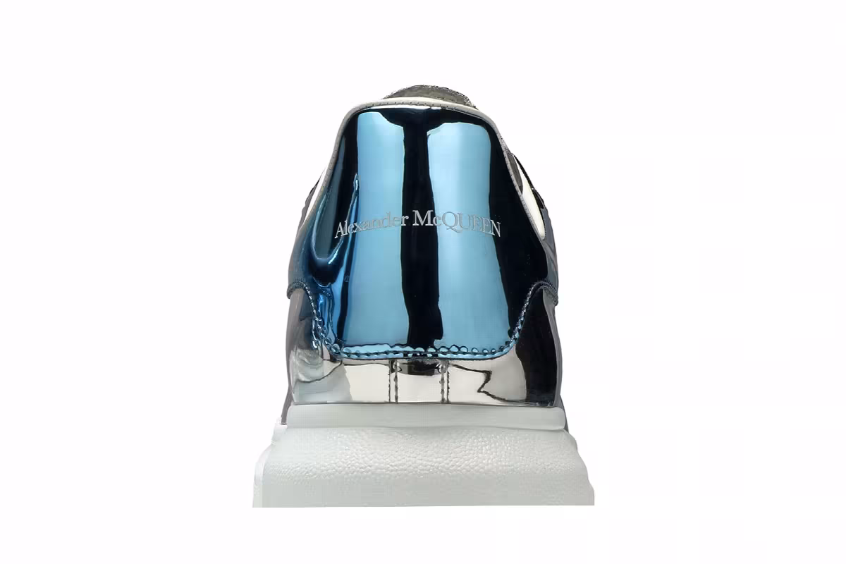 Alexander McQueen Oversized Sneaker Magic Mirror - Silver, view 8