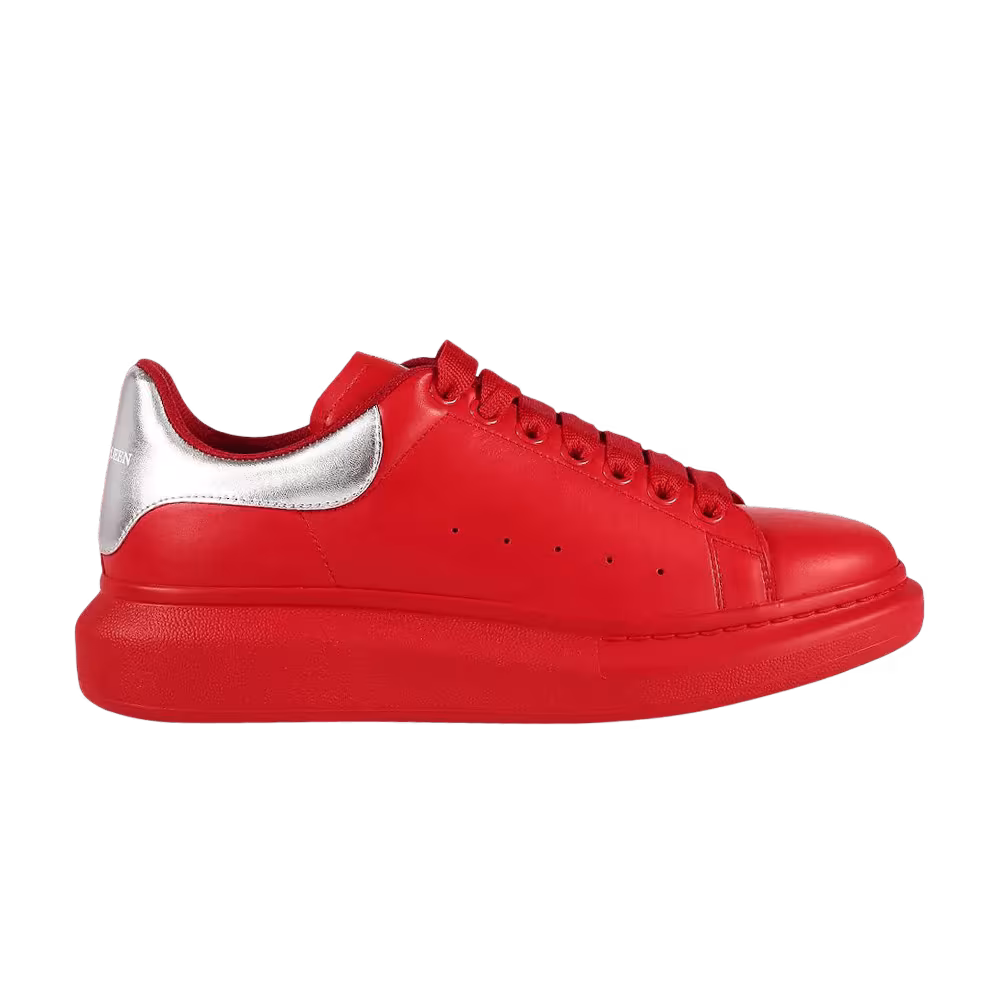 Alexander McQueen Oversized Sneaker Welsh Red Silver