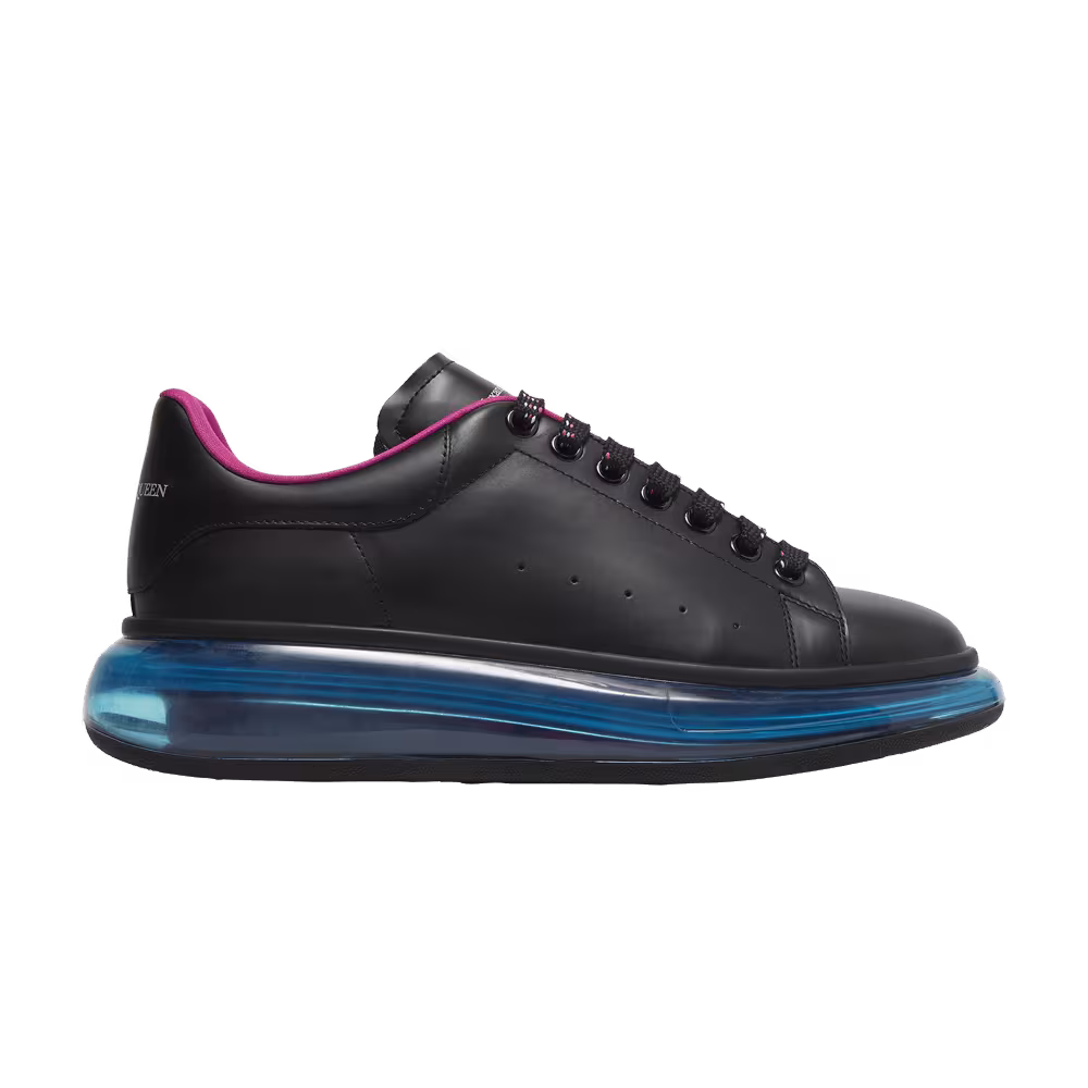Alexander McQueen Oversized Sneaker Transparent Sole - Black Blue