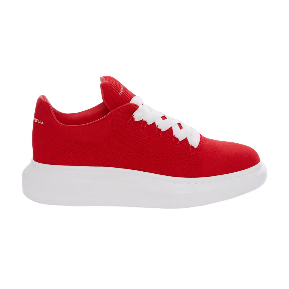 Alexander McQueen Oversized Sneaker Flame Red Knitted