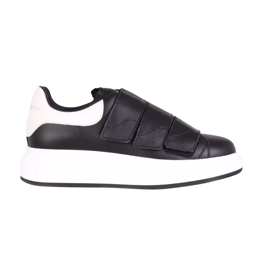 Alexander McQueen Oversized Sneaker Black White Straps