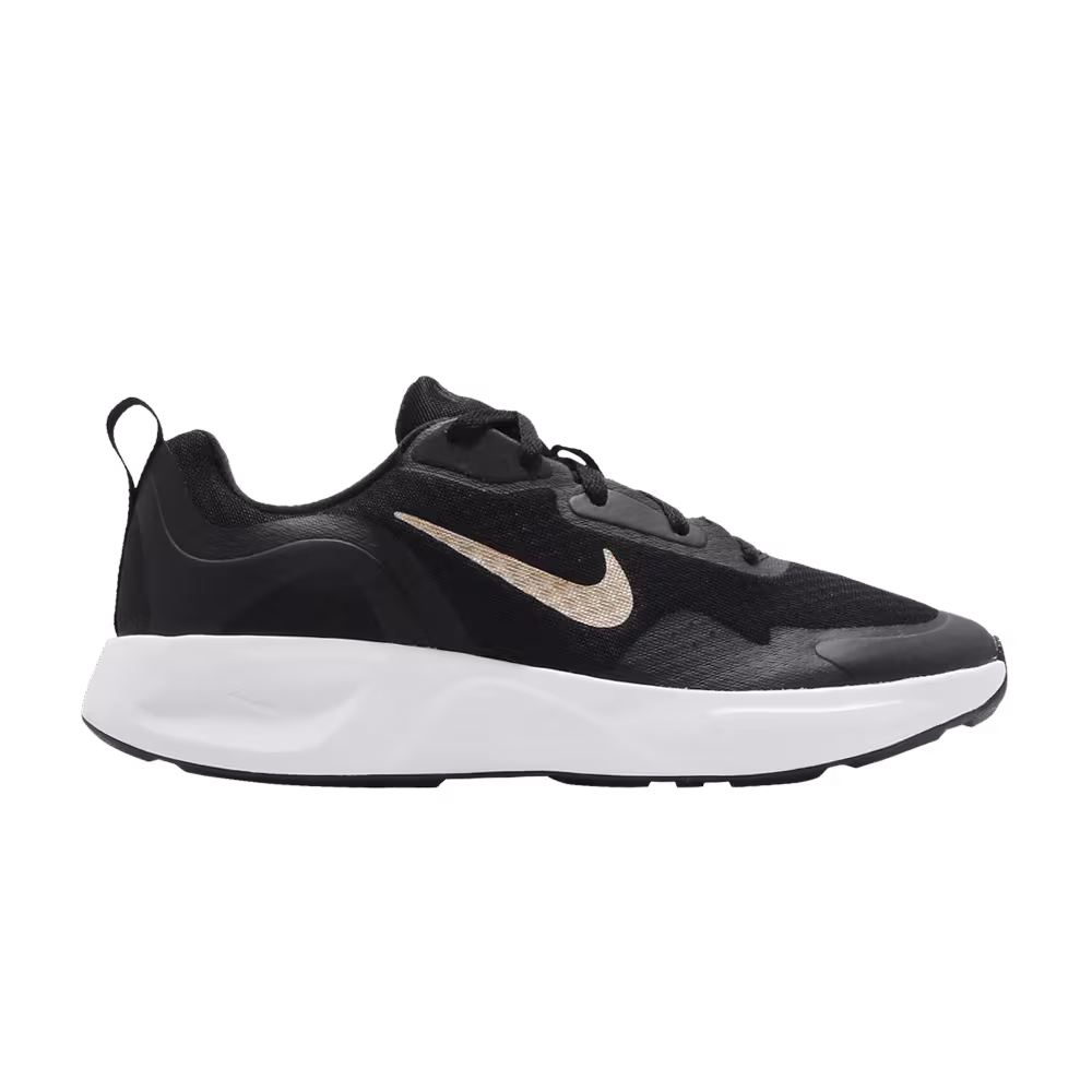 Nike Wearallday GS Black Metallic Gold