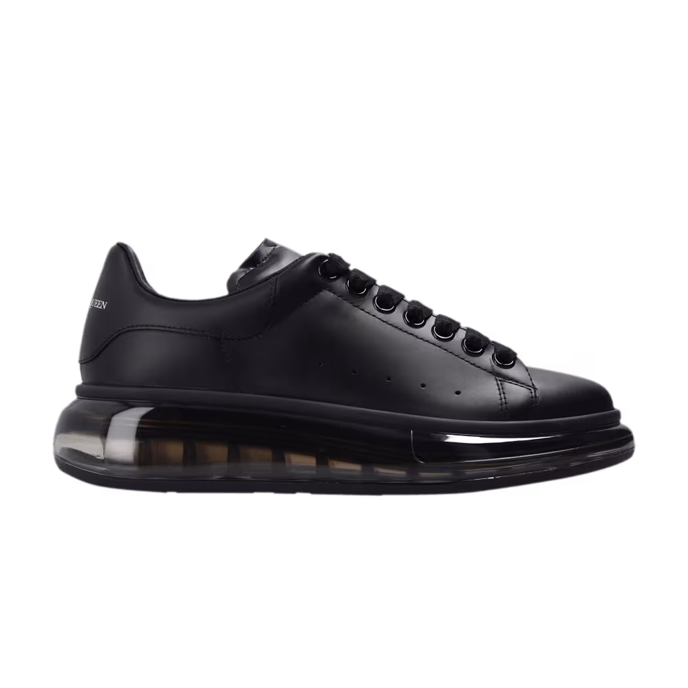 Alexander McQueen Women's Oversized Sneaker Clear Sole - Black