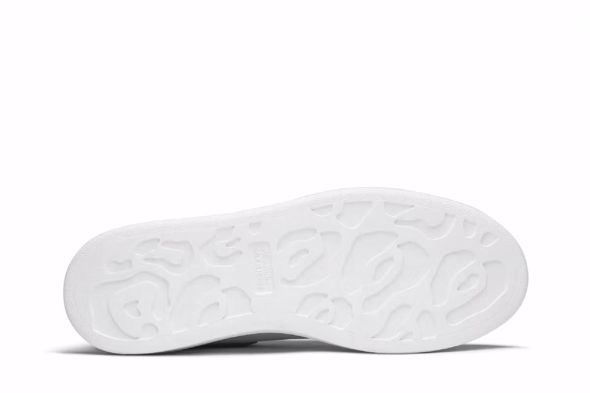 Alexander McQueen Women's Oversized Sneaker White Rose Gold, view 5