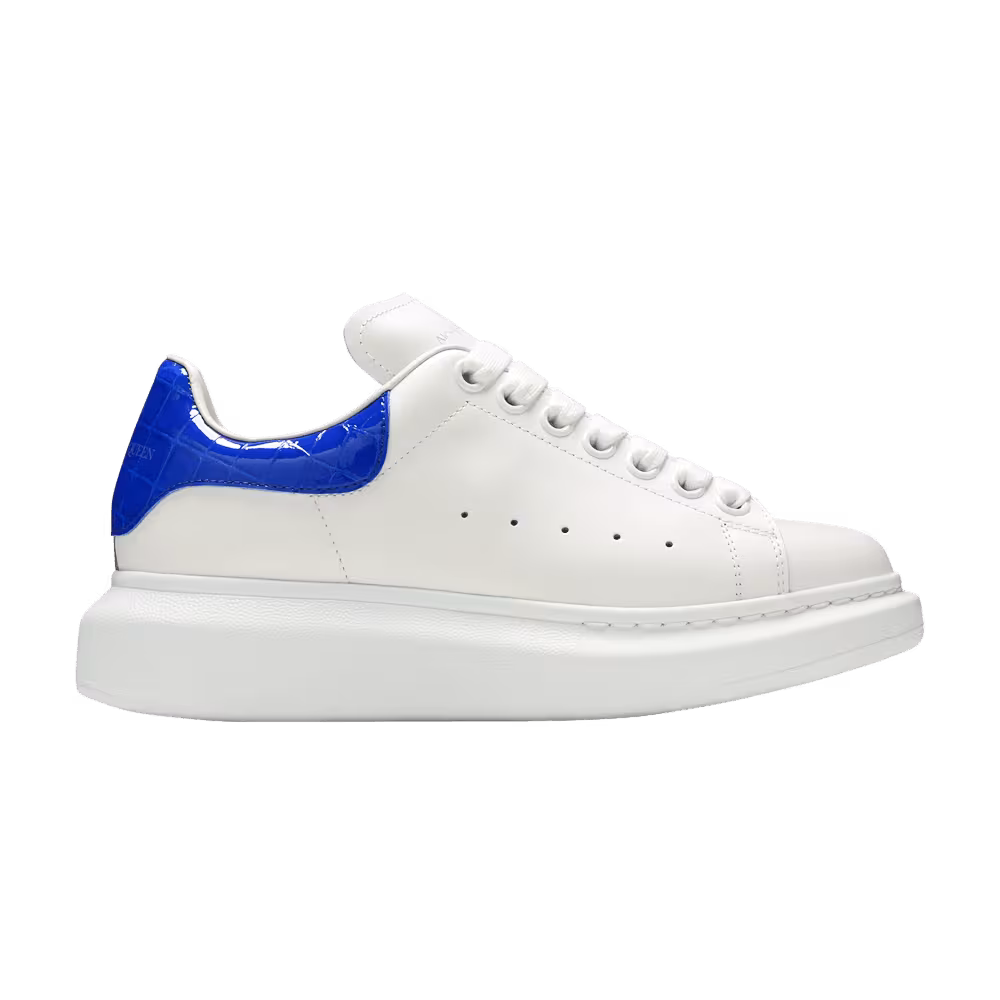 Alexander McQueen Women's Oversized Sneaker White Ultramarine
