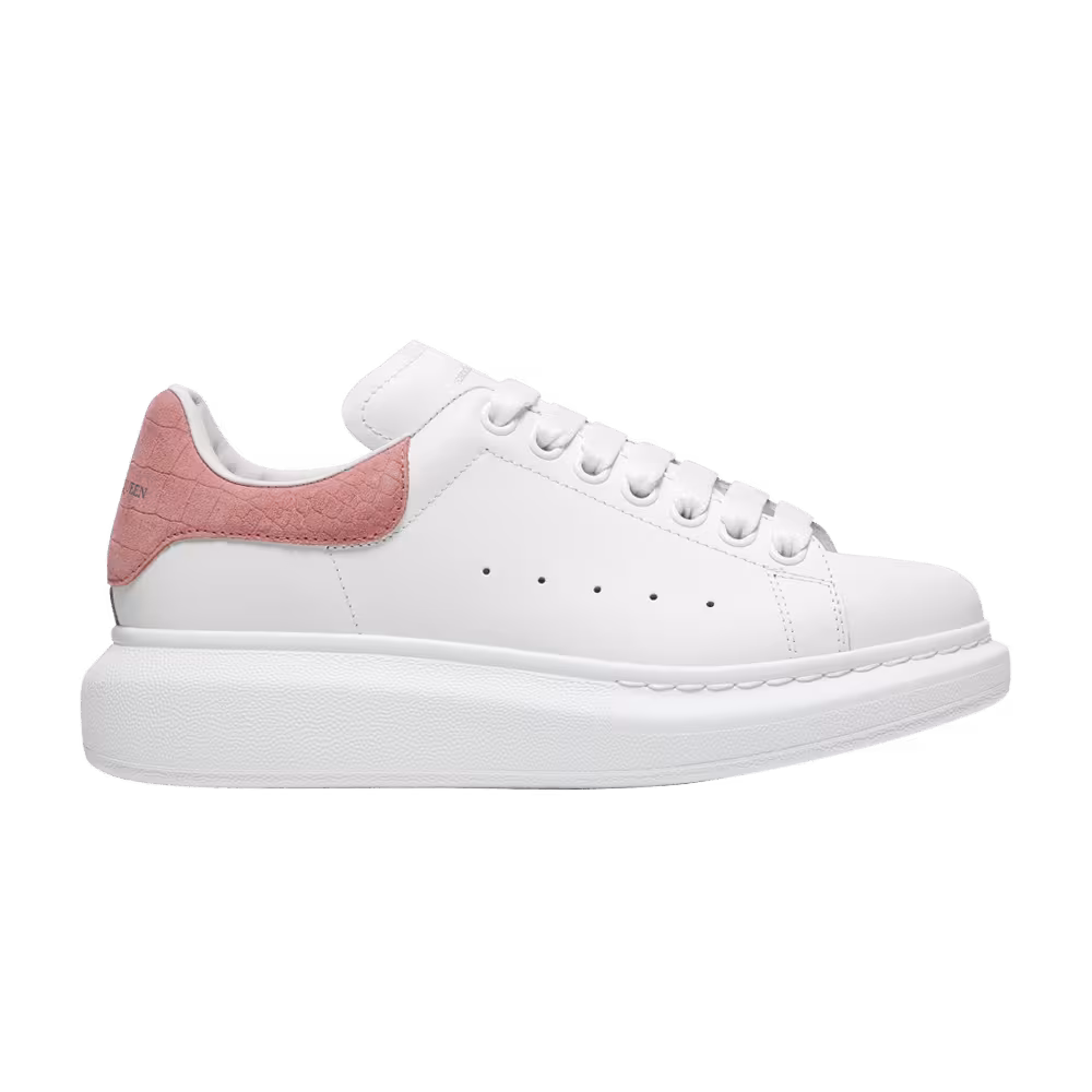 Alexander McQueen Oversized Sneaker White Rose Quartz