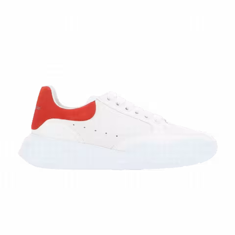 Alexander McQueen Wmns Oversized Court Sneaker 'White Lust Red'