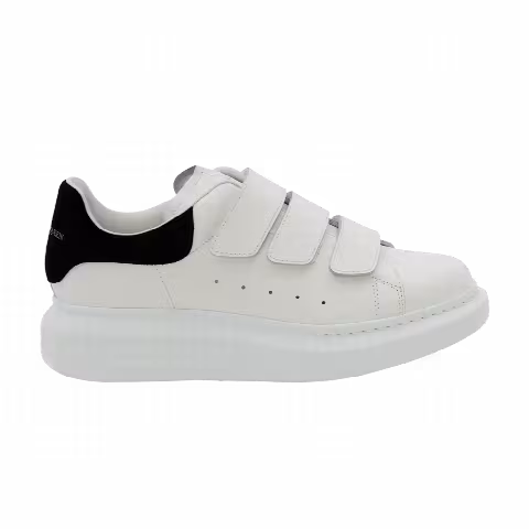 Alexander McQueen Wmns Oversized Triple Strap Sneaker 'White Black'