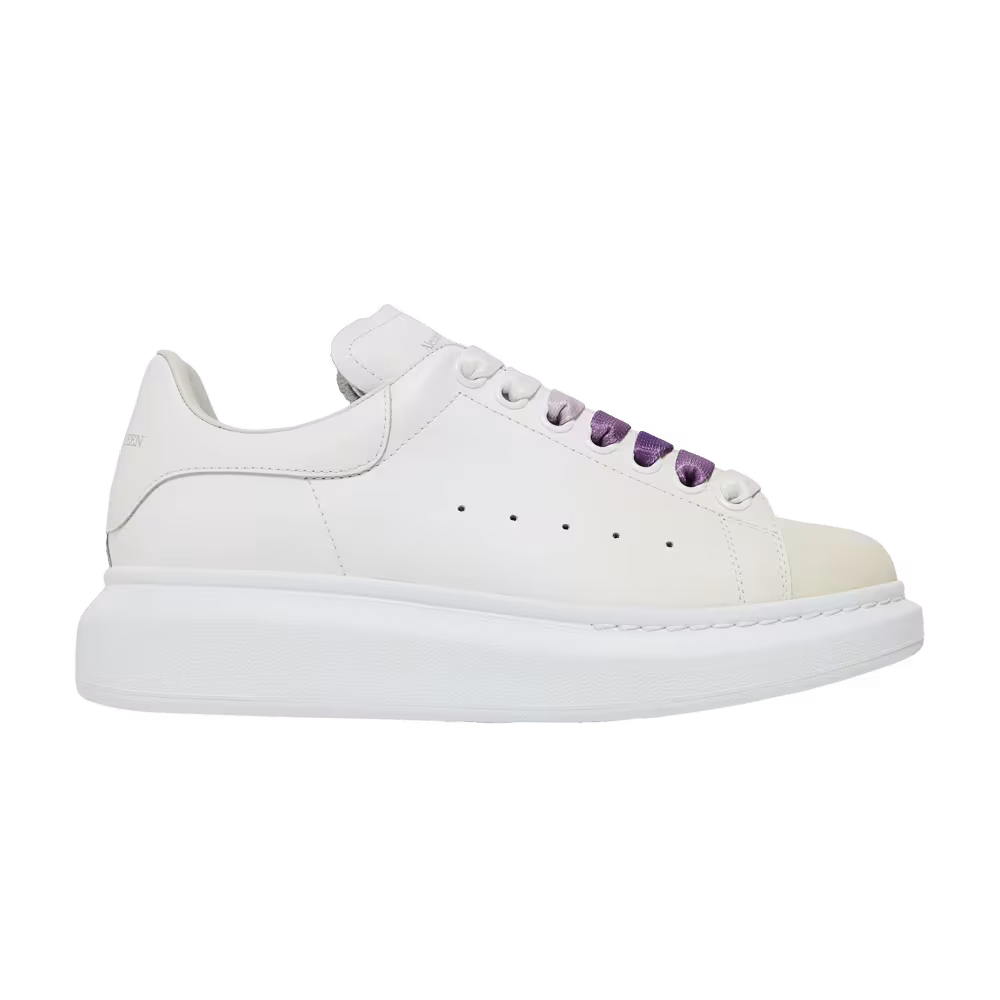 Alexander McQueen Women's Oversized Sneaker White Violet