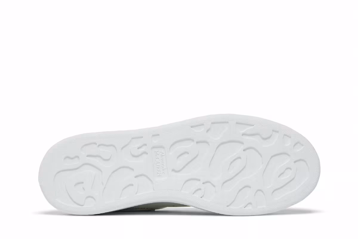 Alexander McQueen Women's Oversized Sneaker White Violet, view 5