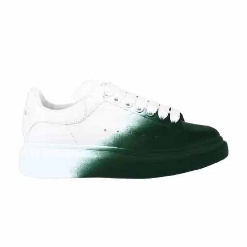 Alexander McQueen Wmns Oversized Sneaker 'Sprayed Ombre - Forest Green'
