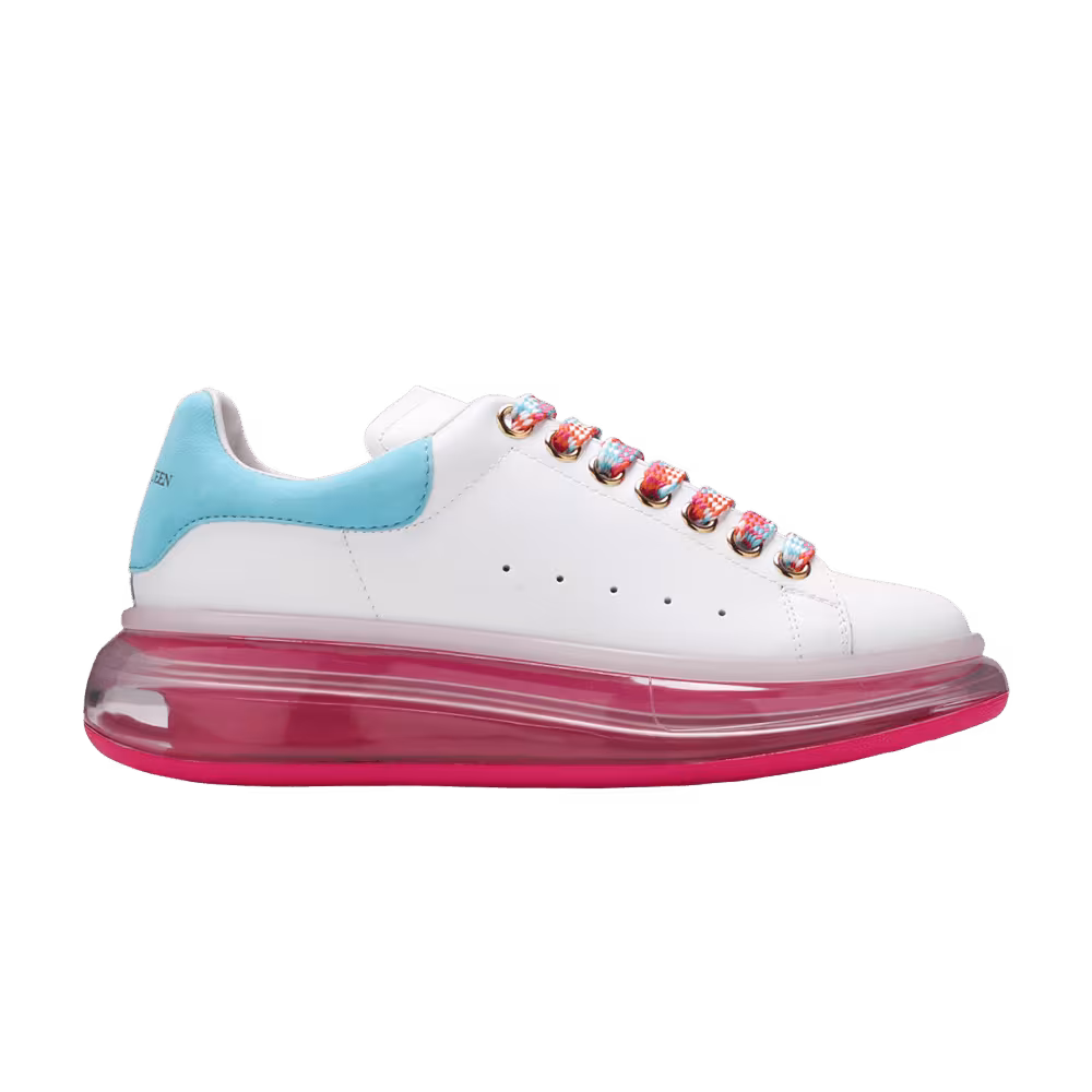 Alexander McQueen Women's Oversized Sneaker White Pink