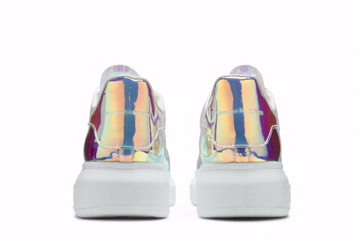 Alexander McQueen Women's Oversized Sneaker Iridescent, view 7