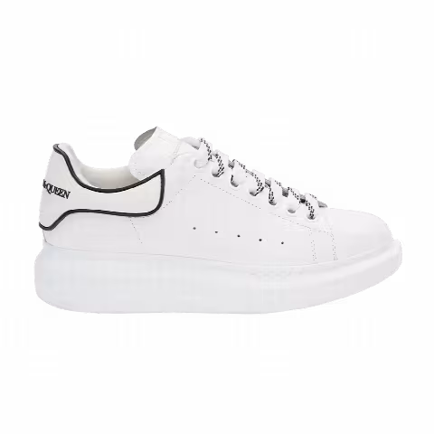 Alexander McQueen Wmns Oversized Sneaker 'White Black'