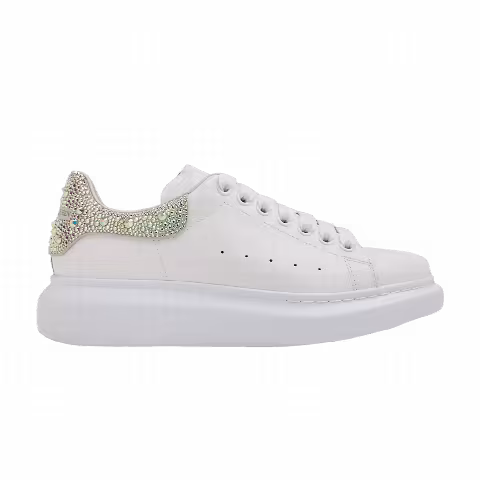 Alexander McQueen Wmns Oversized Sneaker 'White Crystal'