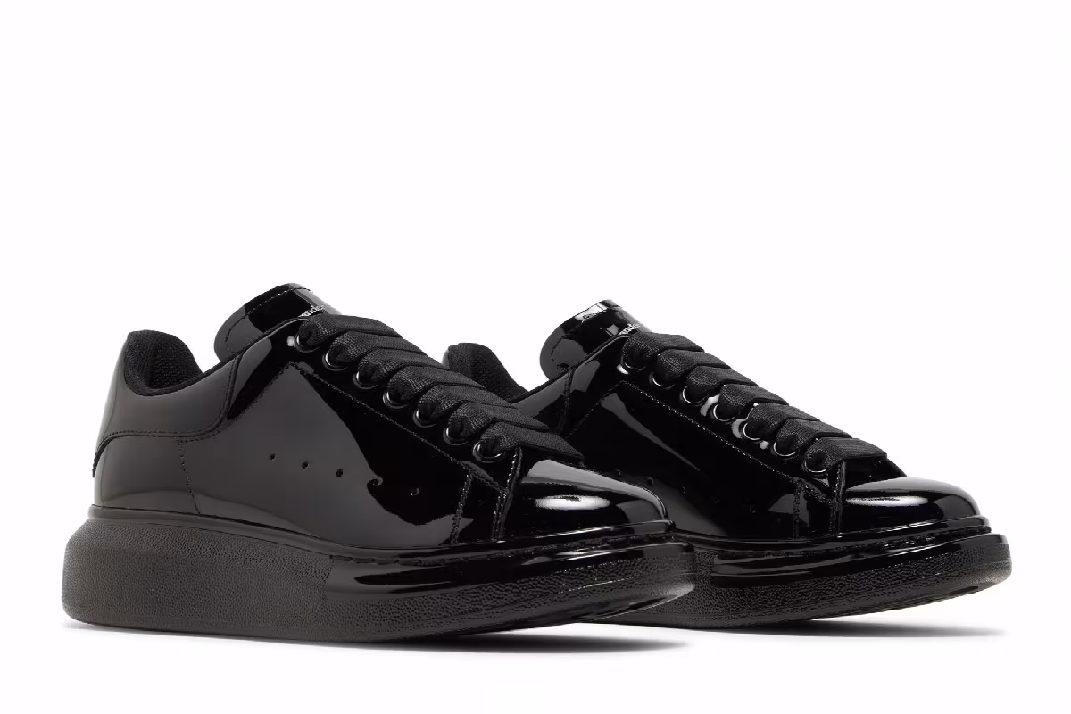 Alexander McQueen Women's Oversized Sneaker Black, view 9