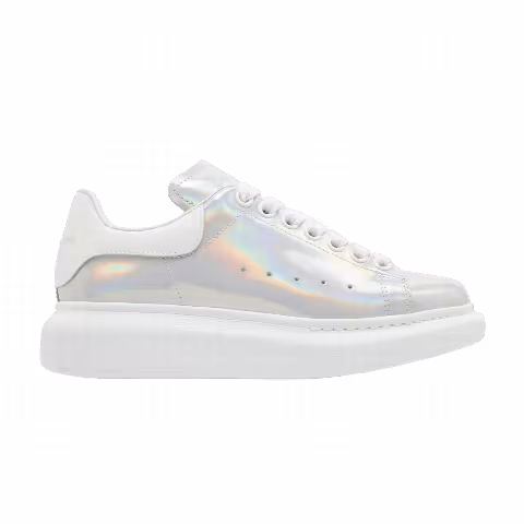 Alexander McQueen Wmns Oversized Sneaker 'White Iridescent'