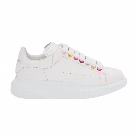 Alexander McQueen Wmns Oversized Sneaker 'White Rainbow'
