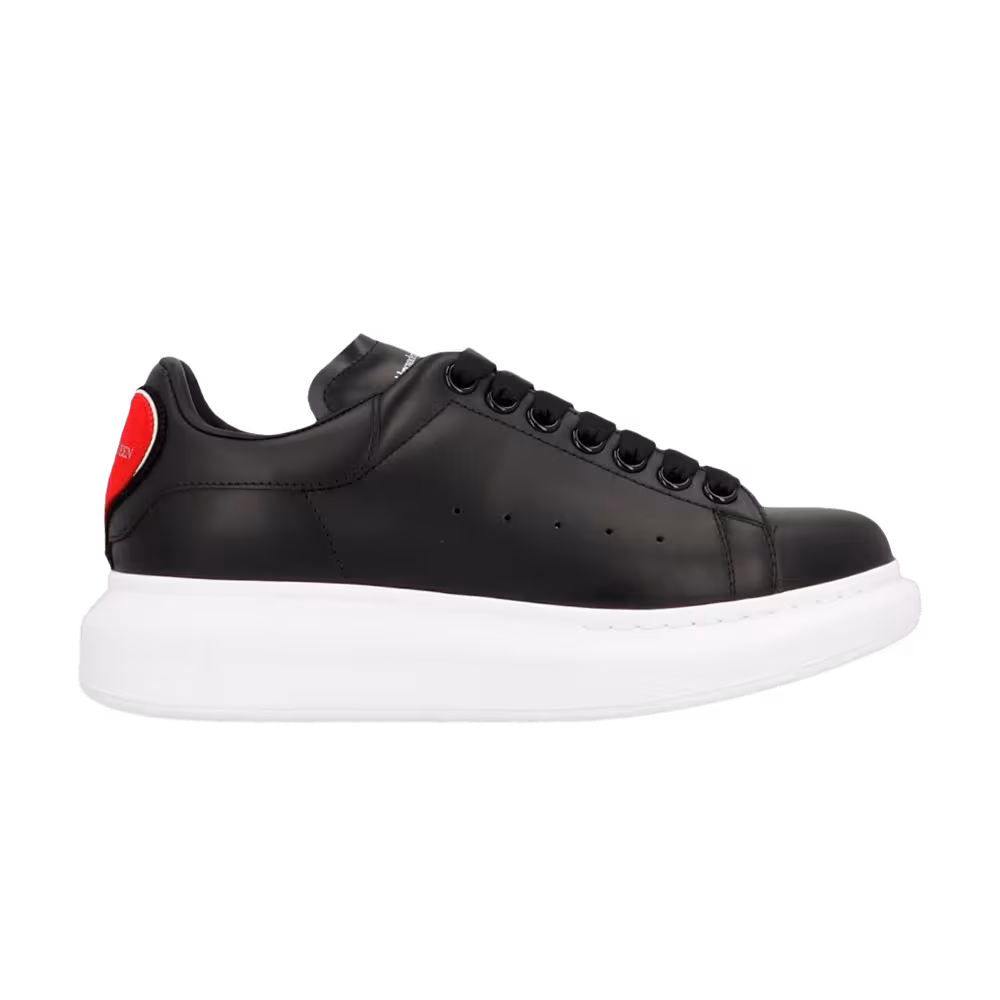 Alexander McQueen Women's Oversized Sneaker Heart - Black Red