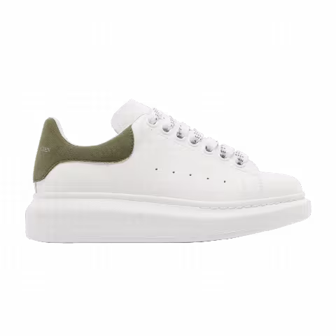 Alexander McQueen Wmns Oversized Sneaker 'White Khaki'