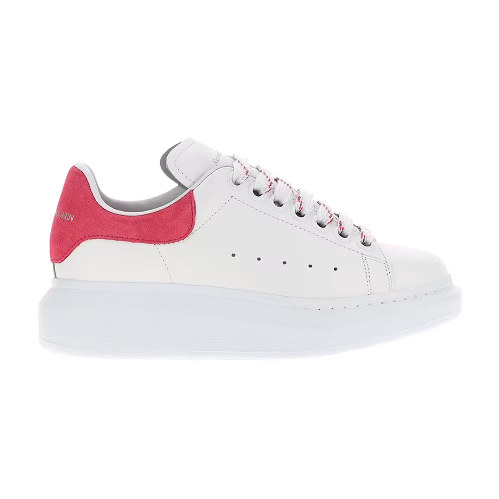 Alexander McQueen Women's Oversized Sneaker White Halo Pink
