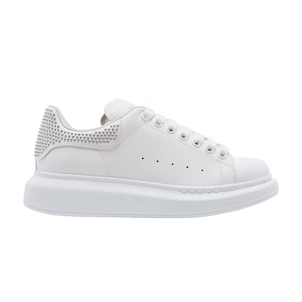 Alexander McQueen Women's Oversized Sneaker White Silver