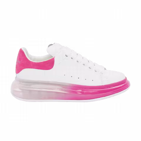 Alexander McQueen Wmns Oversized Sneaker 'Clear Sole - White Pink'