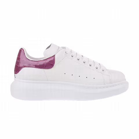 Alexander McQueen Wmns Oversized Sneaker 'Crocodile Skin - Purple'