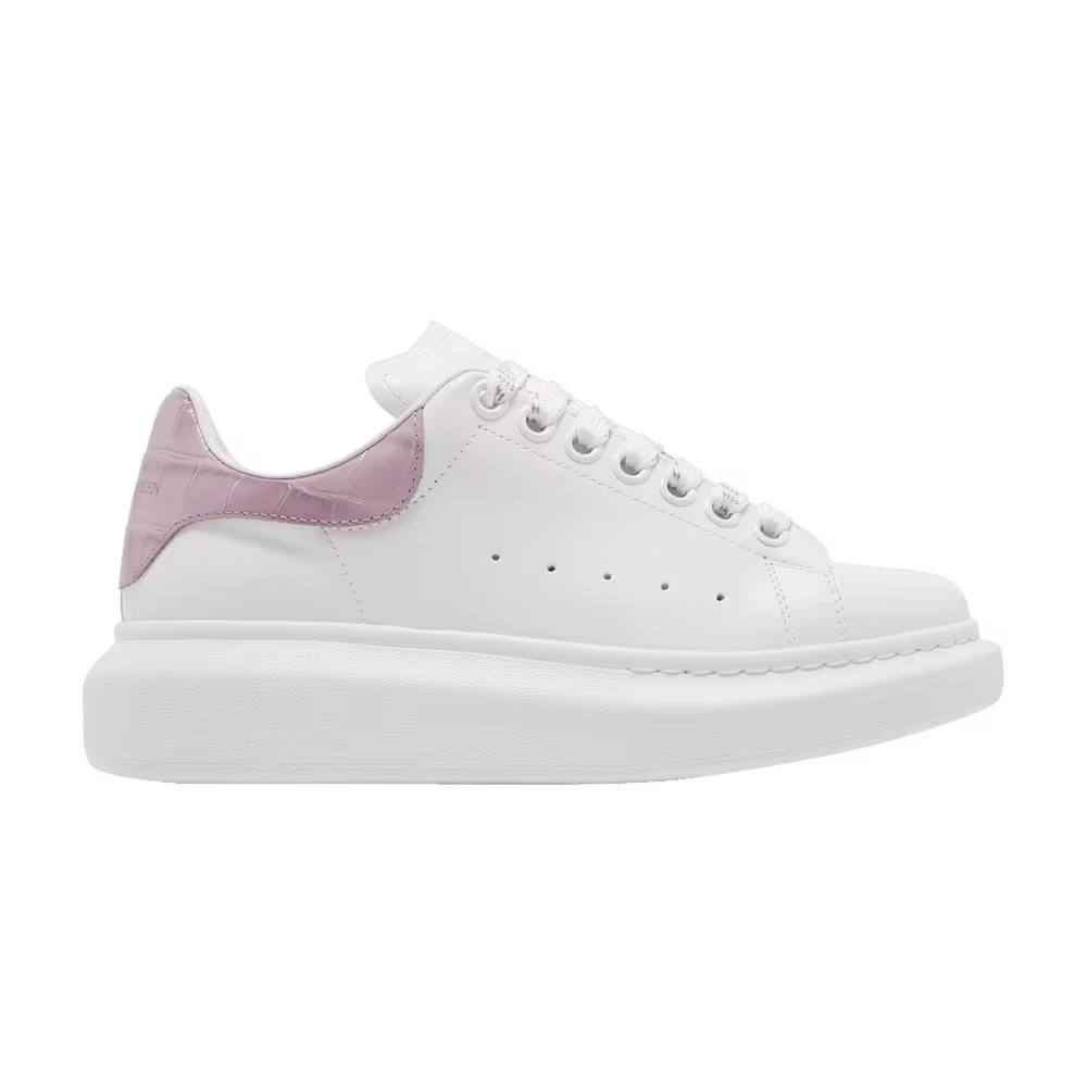 Alexander McQueen Women's Oversized Sneaker White Antic Pink