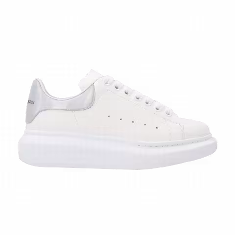 Alexander McQueen Wmns Oversized Sneaker 'White Silver'
