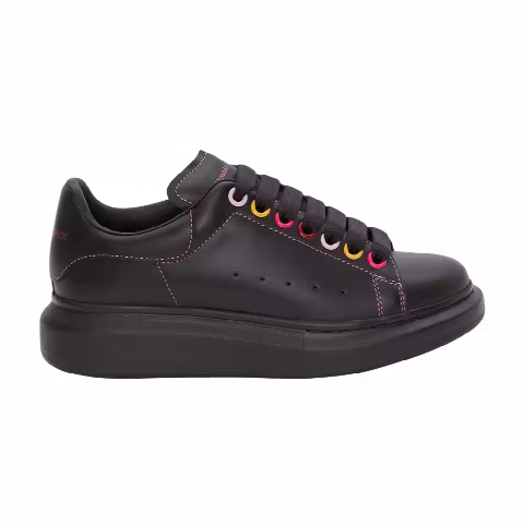 Alexander McQueen Wmns Oversized Sneaker 'Black Rainbow'