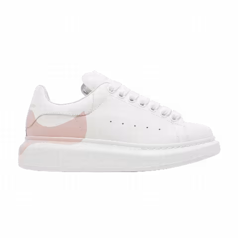 Alexander McQueen Wmns Oversized Sneaker 'Drop Heel Counter Print - White Rose'