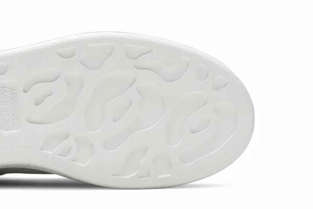 Alexander McQueen Women's Oversized Sneaker White Dove Grey, view 6