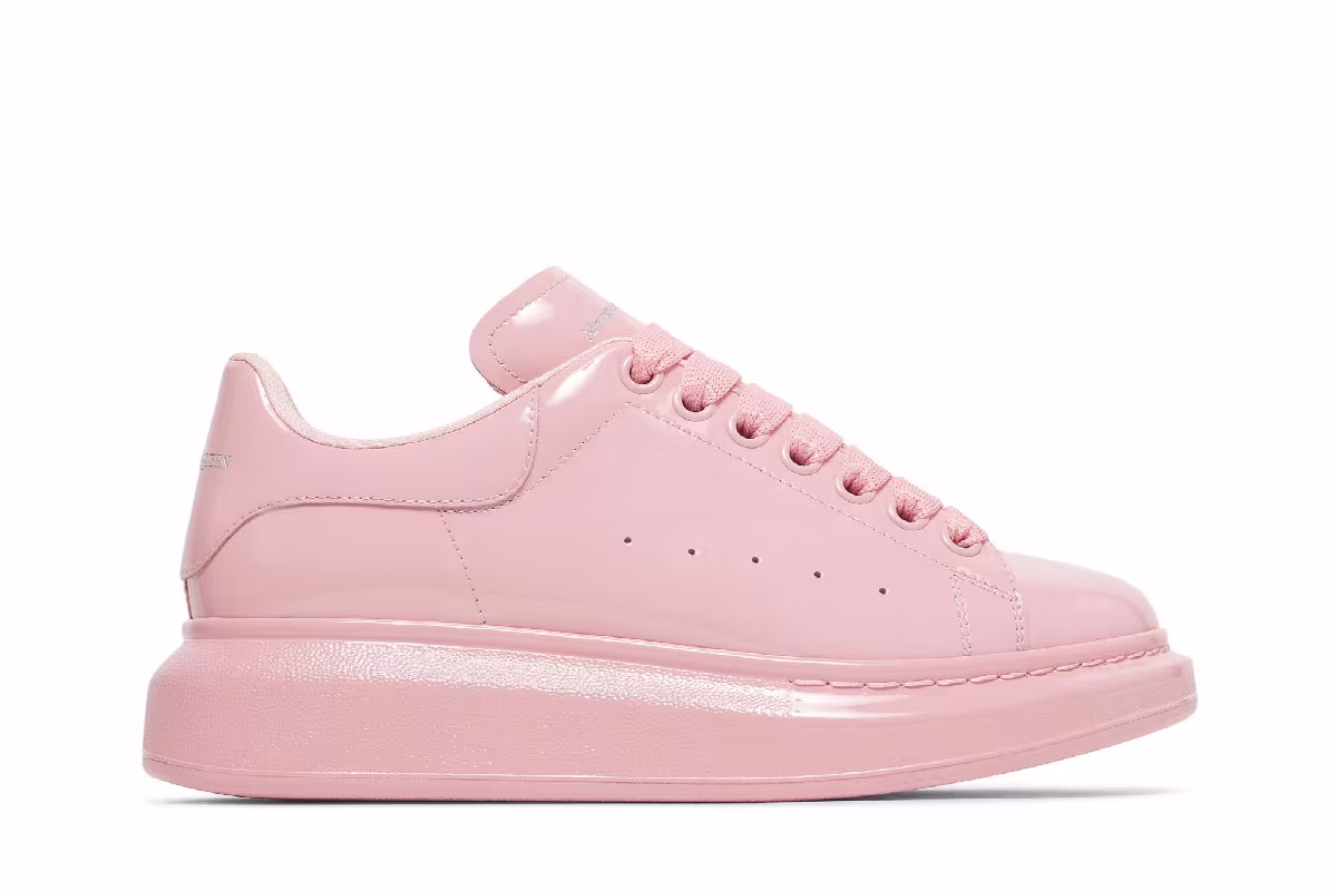 Alexander McQueen Women's Oversized Sneaker Pink, view 2