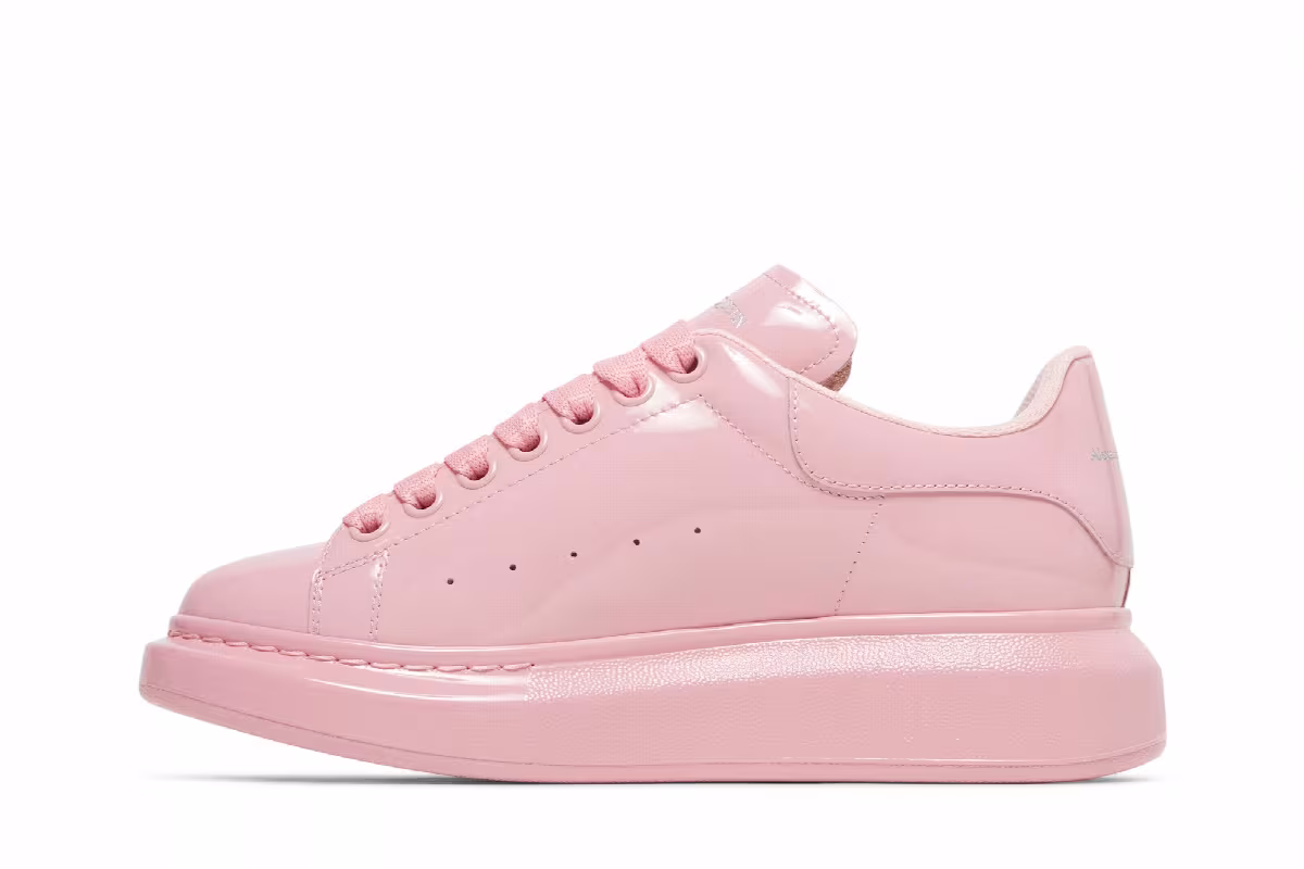 Alexander McQueen Women's Oversized Sneaker Pink, view 4