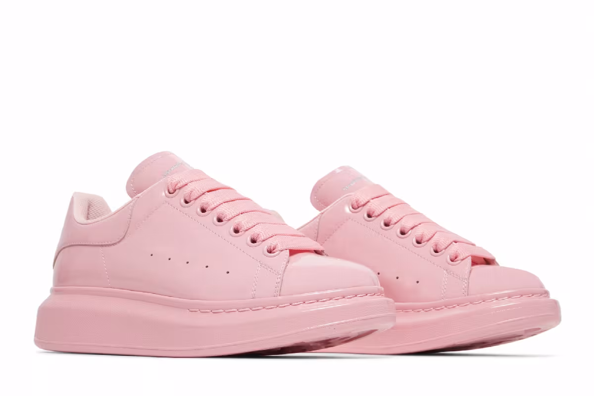 Alexander McQueen Women's Oversized Sneaker Pink, view 9