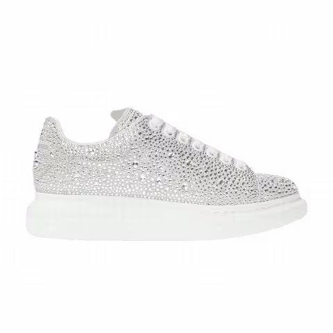 Alexander McQueen Wmns Oversized Sneaker 'White Crystal'