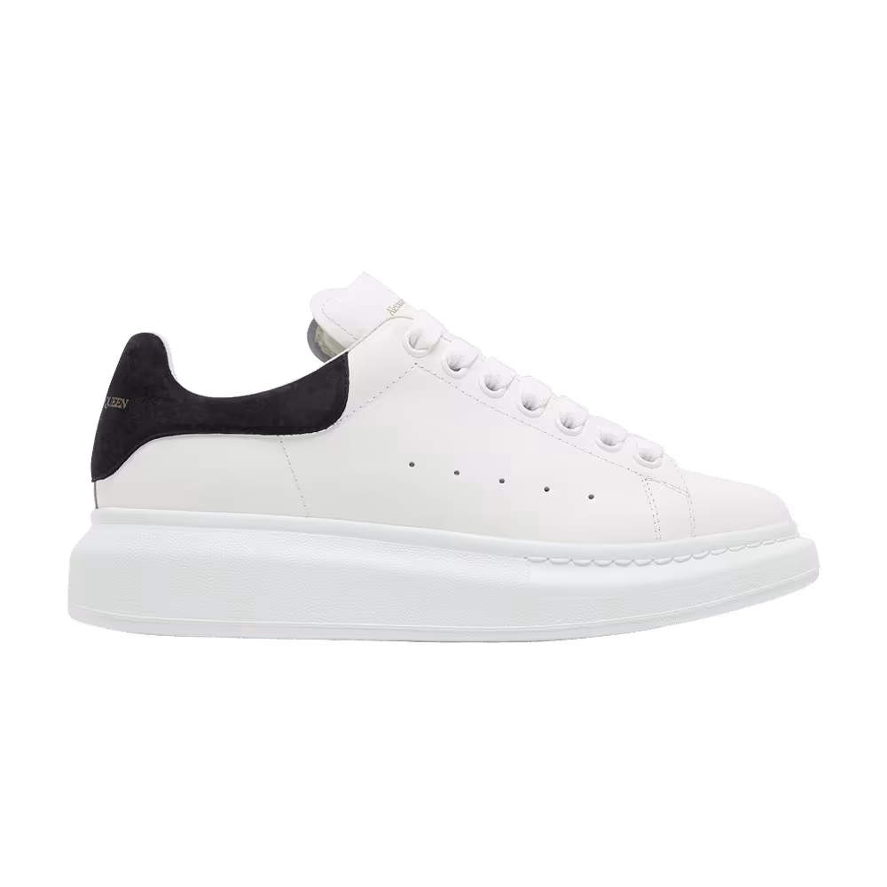 Alexander McQueen Women's Oversized Sneaker White Black